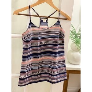 J.crew racerback blouse